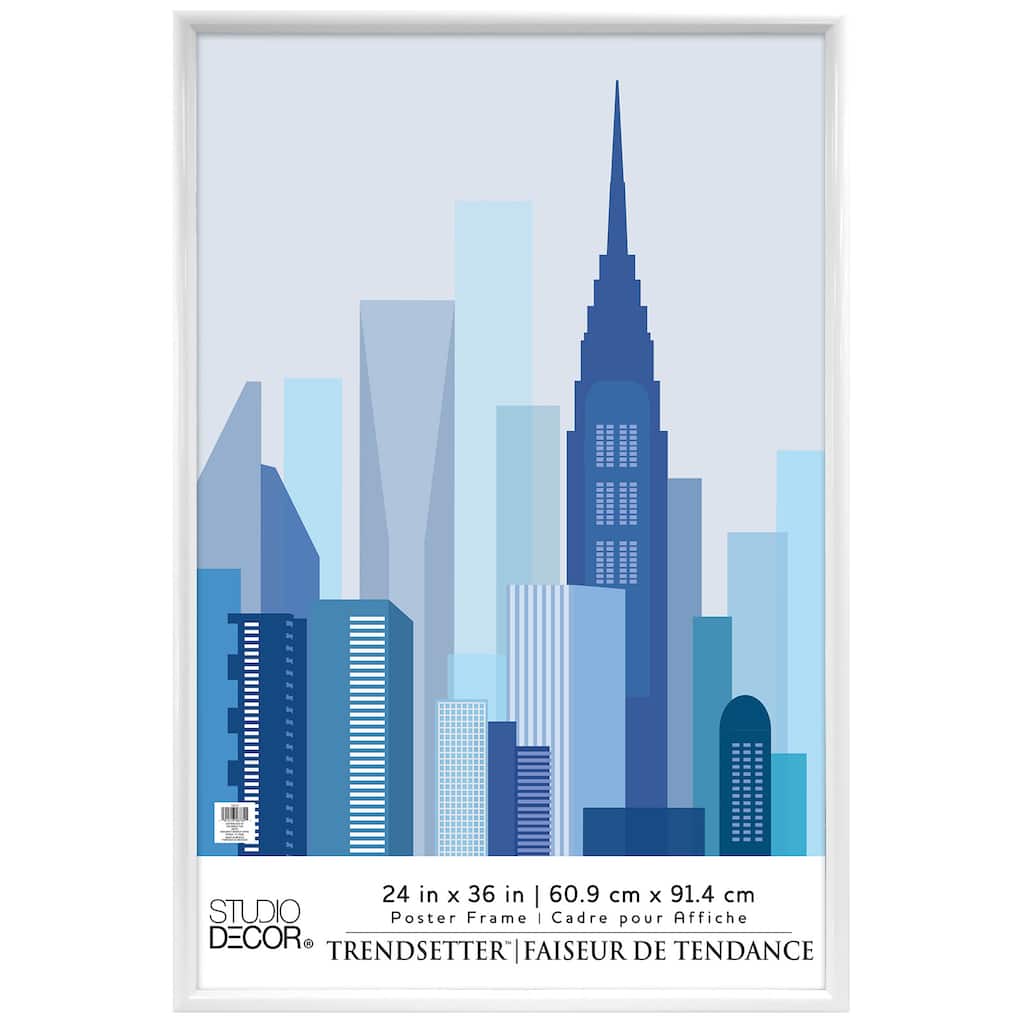 Shop For The White Trendsetter Poster Frame By Studio Decor 24 X 36 At Michaels